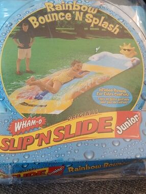 Wham-O Junior Slip 'N Slide Rainbow Bounce'N Splash - Yellow/Blue/Red